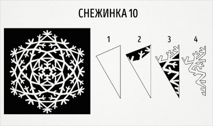 тонкая снежинка