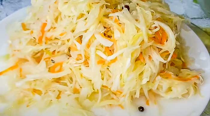 Капуста квашеная в рассоле