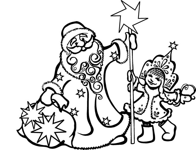 Дед мороз на окно